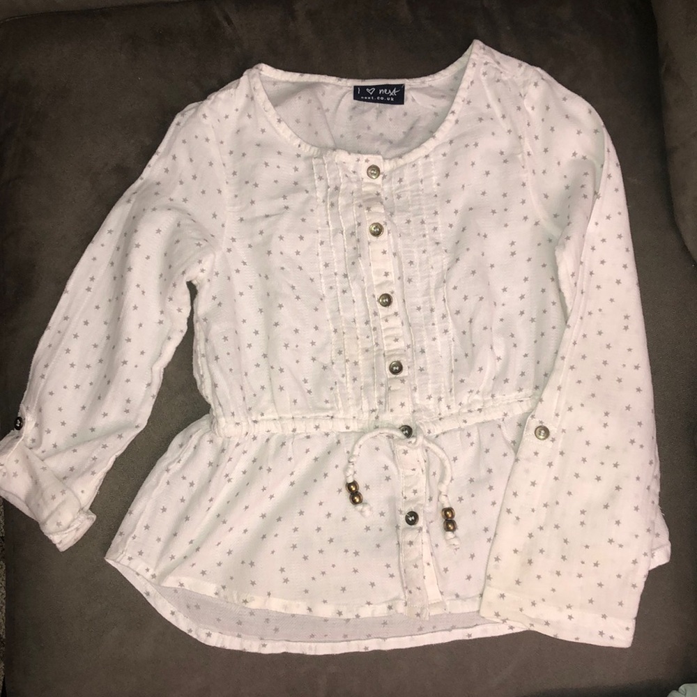 Next direct girls top with stars - 8